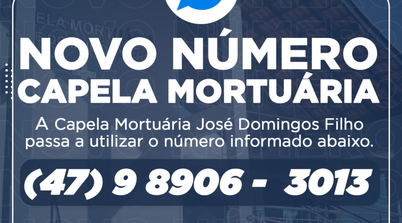 A Capela Mortuária está com um novo número